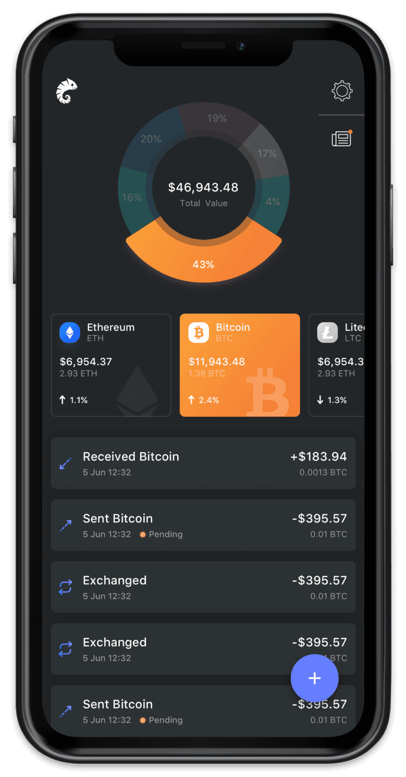 Ease of sending and receiving coins