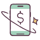 Mobile banking expertise icon