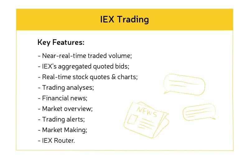 IEX API features