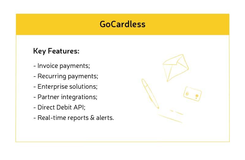 GoCardless API features