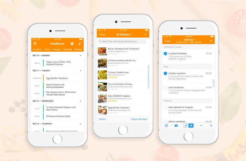 grocery shopping list app