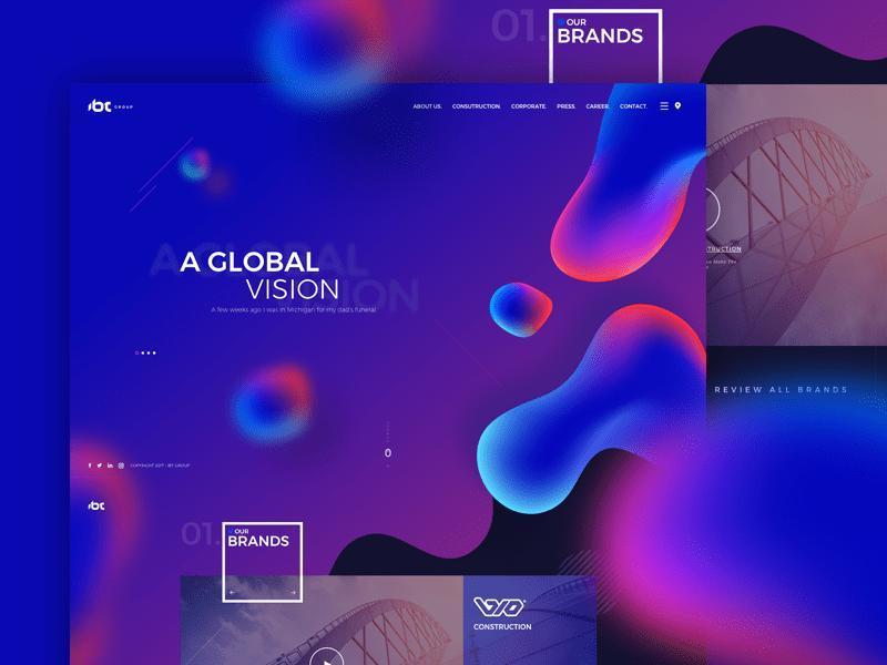 Top Web design trends 2018