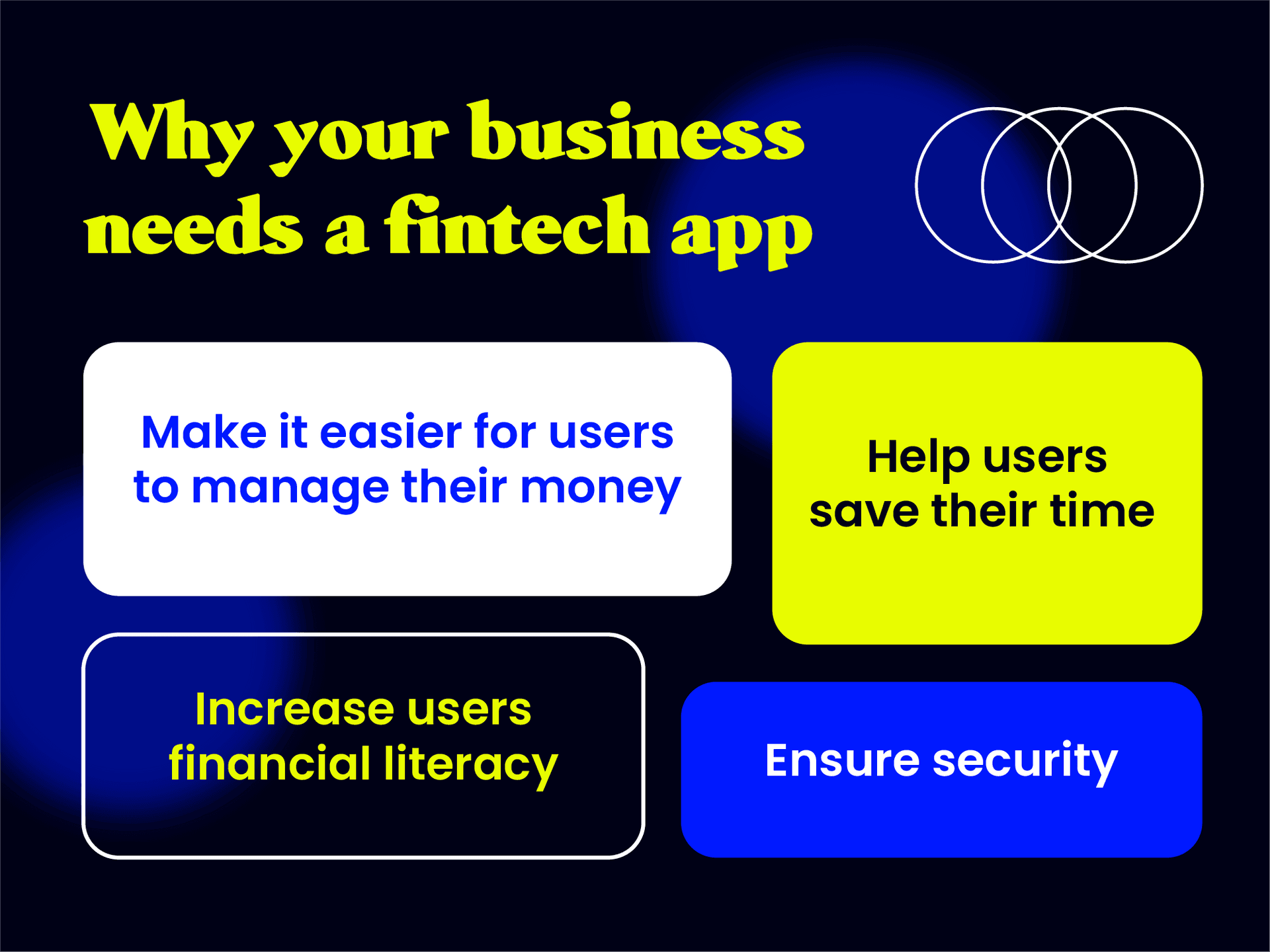 why you need a fintech app