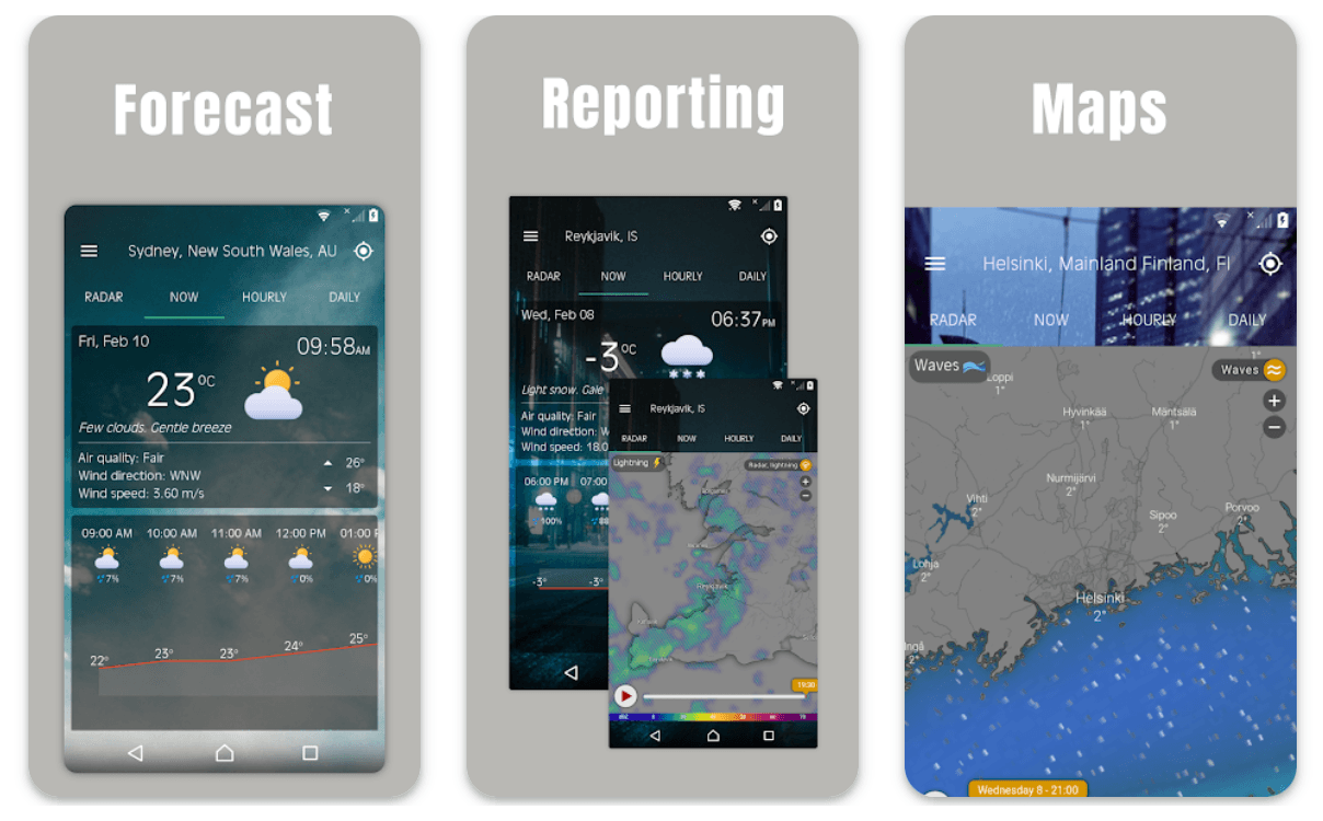 how to create a weather app