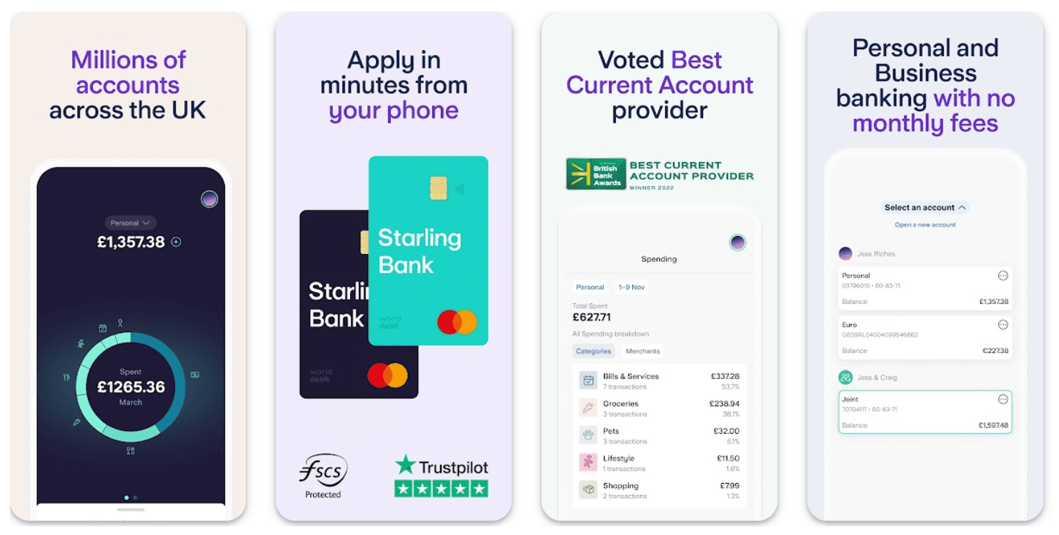 Alternatives to Monzo Starling Bank