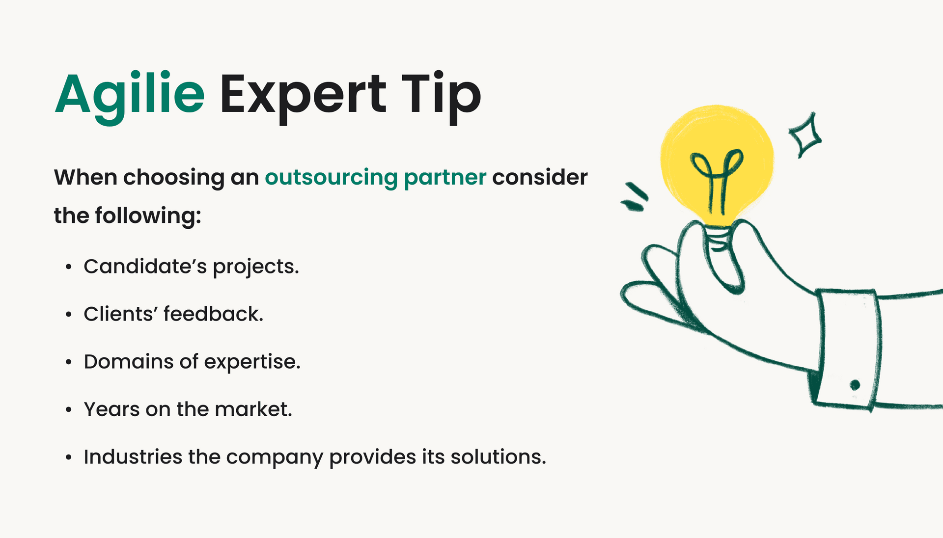 Agilie Expert Tip: Choosing an outsourcing partner for digital wallet development: key considerations.