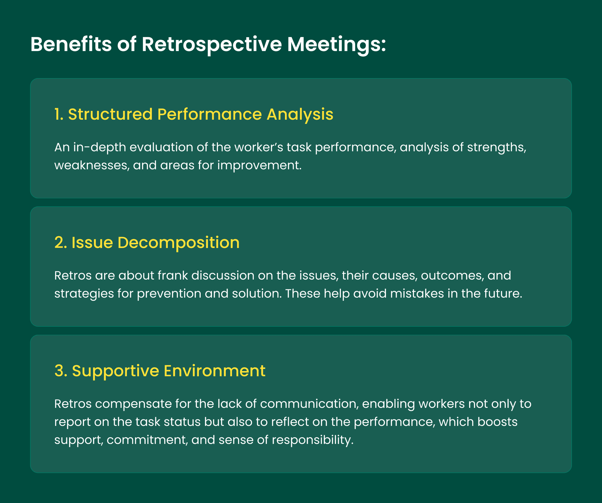 Managing remote development teams: using retrospective meetings for continuous improvement.