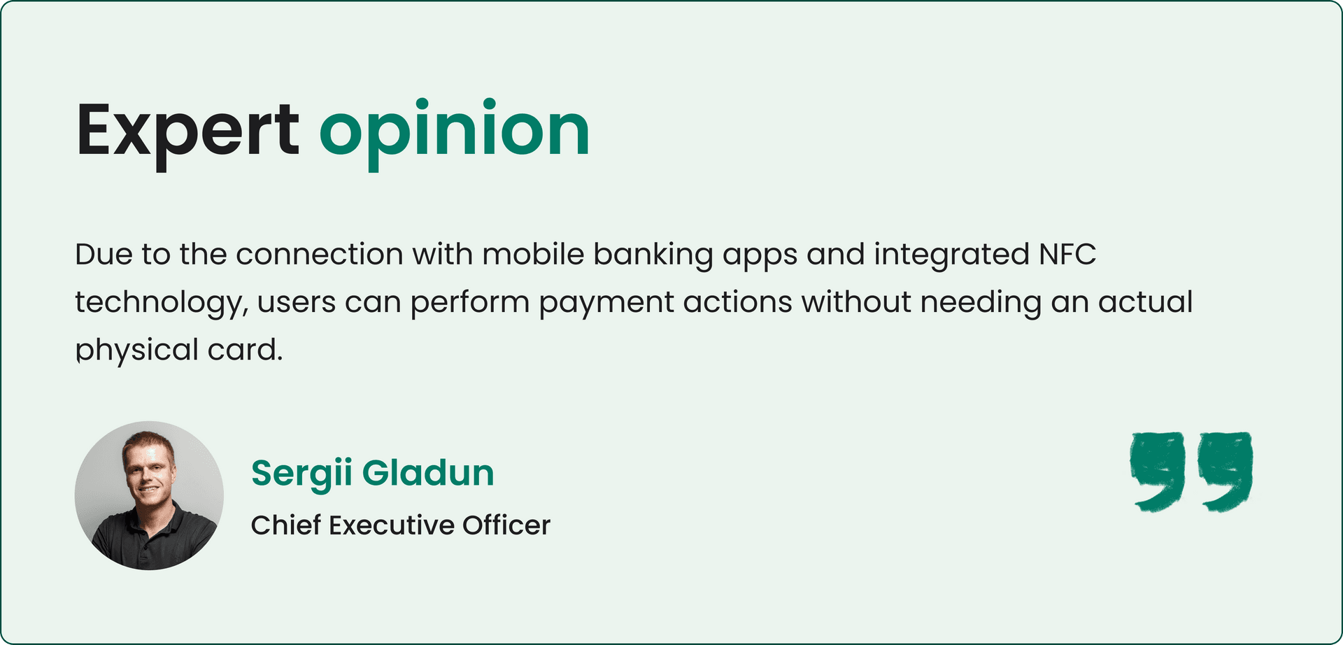 Sergii Gladun, CEO at Agilie on the essence of NFC for contactless payments.