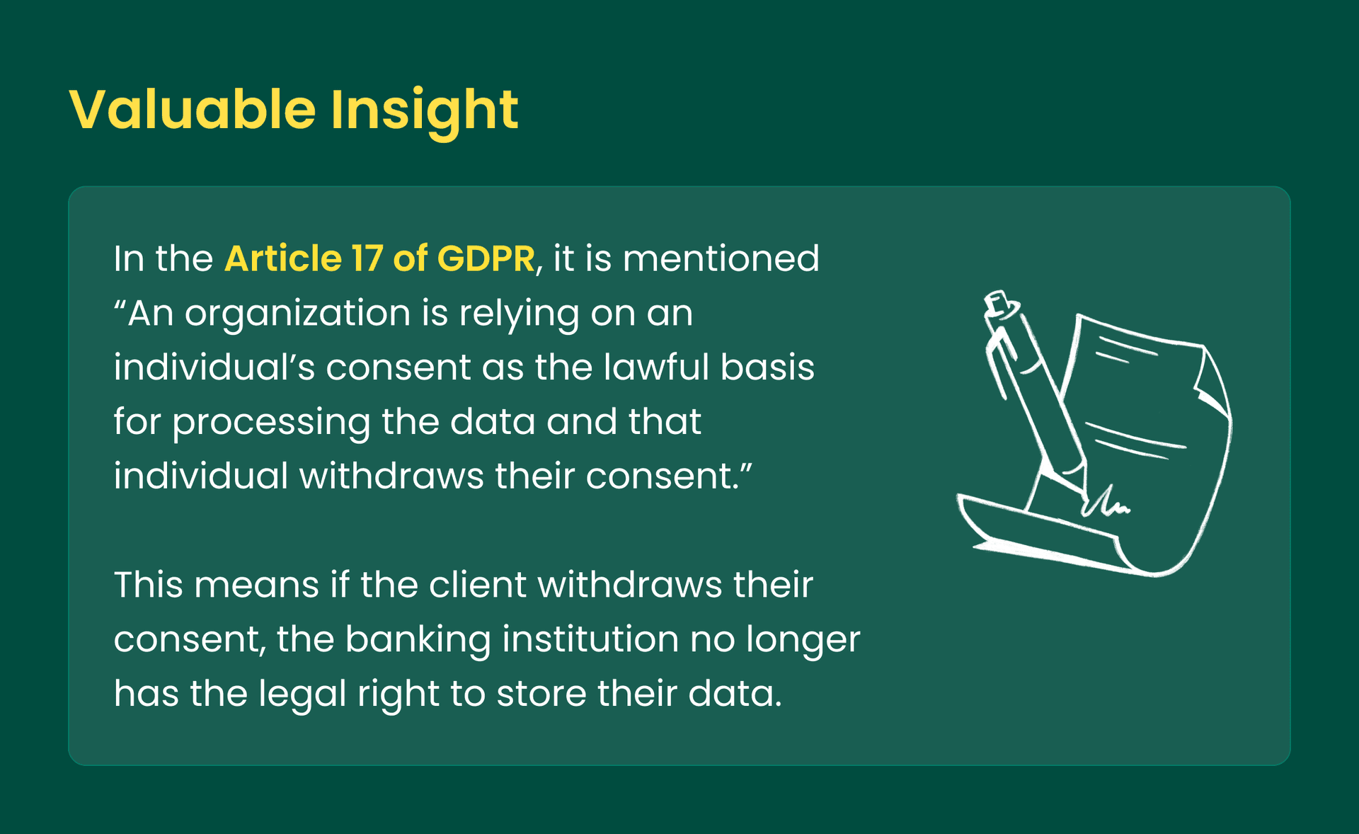 Article 17 of GDPR on the Right to Be Forgotten.